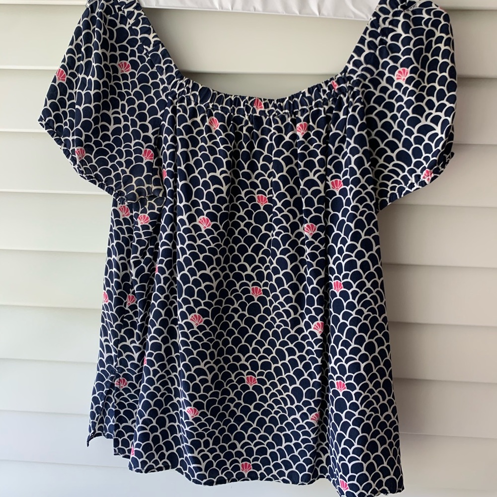 Lilly Pulitzer off the shoulder shirt